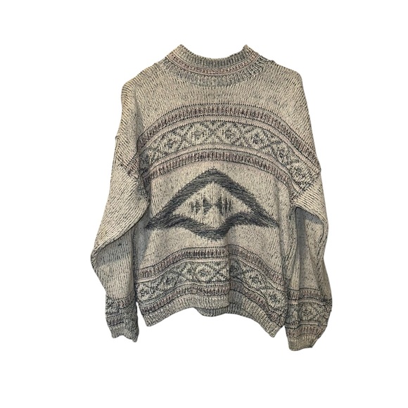 Vintage Woven Oversized Sweater - Picture 1 of 2